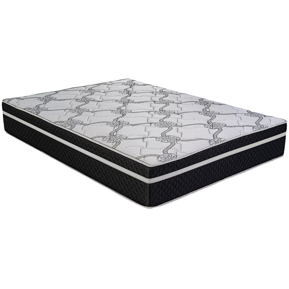 Colchão Casal Biflex Lyon com Pillow Inn e Molas Ensacadas 28x138x188cm – Branco/Preto