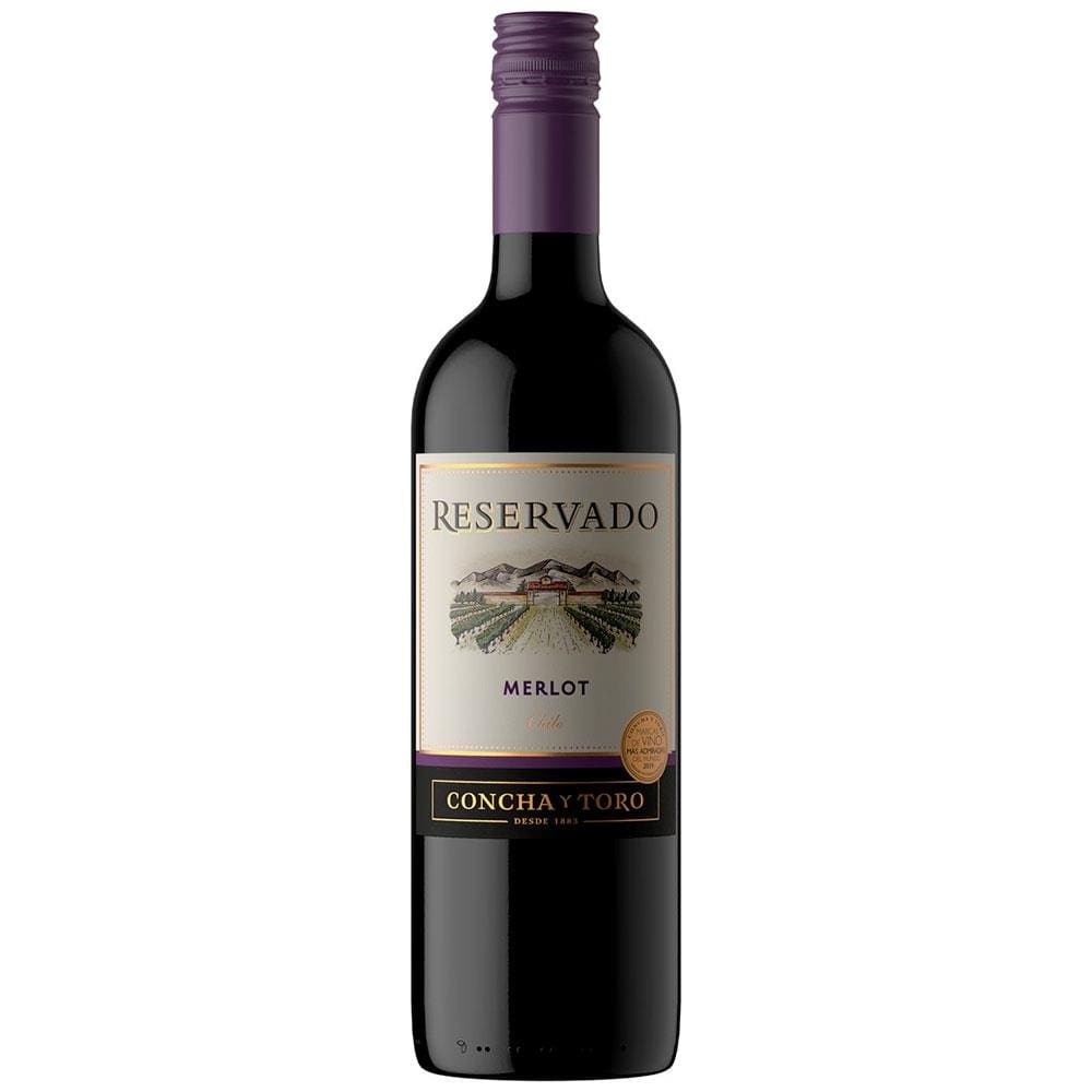Vinho Tinto Chileno Concha Y Toro Reservado Merlot - 750ml