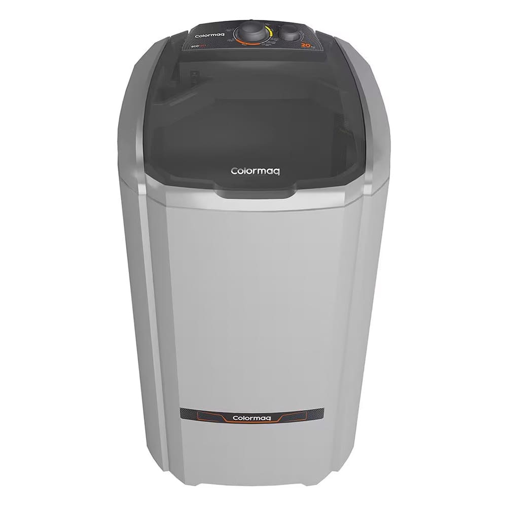 Tanquinho de Roupas Semiautomático 20,1Kg Colormaq LCS20 com 6 Programas de Lavagem e Reúso de Água - Prata
