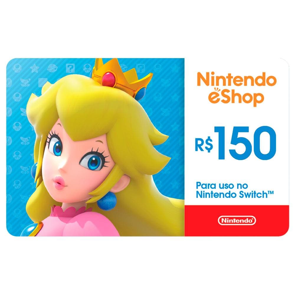 Gift Card Nintendo: 300 Reais - Cartão Presente Digital