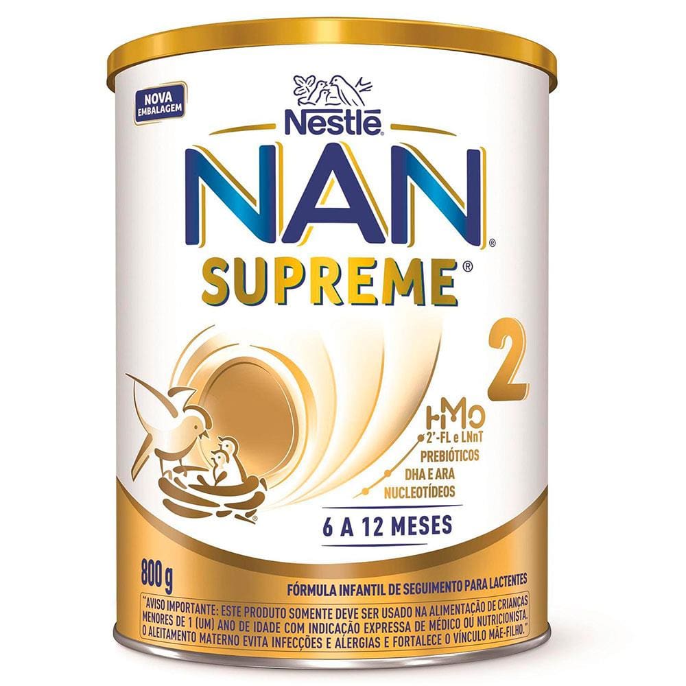 Leite nan 2 supreme 800 g | Extra