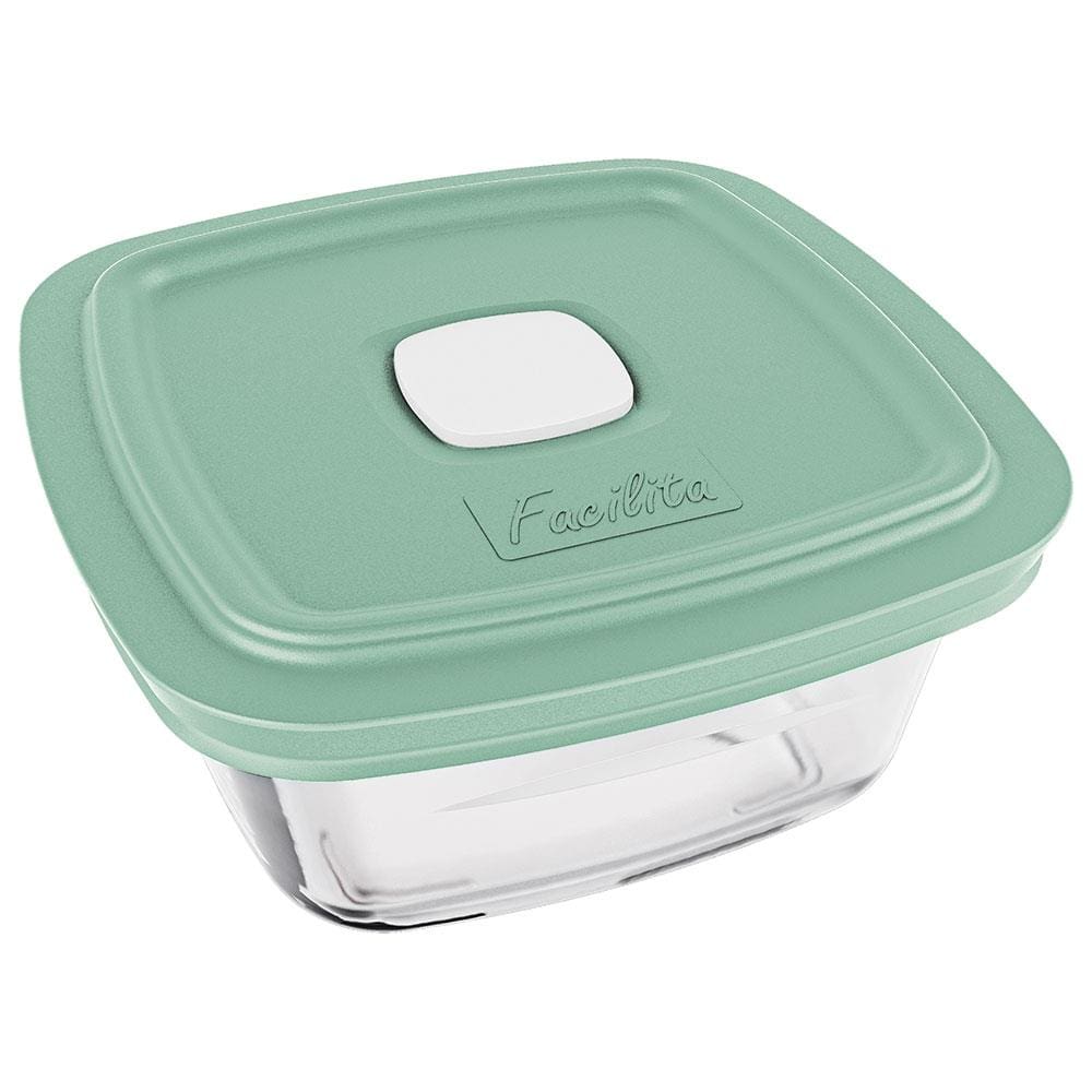 Pote Marinex Facilita Vap Em Vidro Com Tampa Plástica - 500 Ml