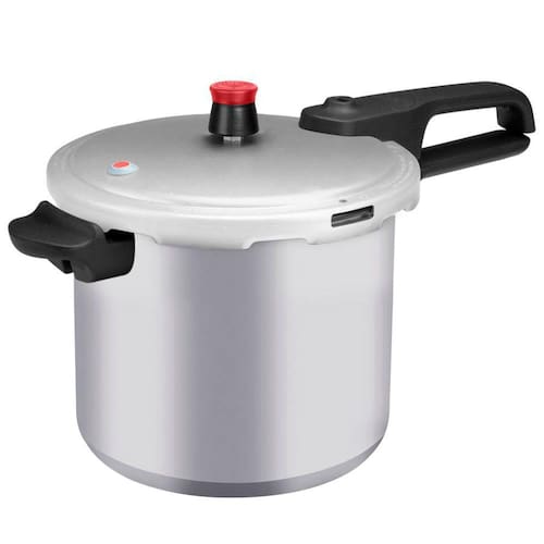Panela de Pressão 7,6 L Rochedo Segura com Fechamento Externo em Alumínio Polida Menor preço em Panela de Pressão 7,6 L Rochedo Segura com Fechamento Externo em Alumínio Polida