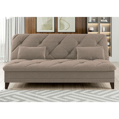 Sofá-Cama 3 Lugares Linoforte Jamile com Encosto Reclinável em Tecido Suede 188cm de Largura é boa?