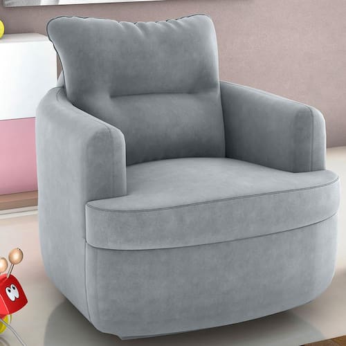 Poltrona Matrix Peppa com Balanço e Revestimento em Tecido Veludo