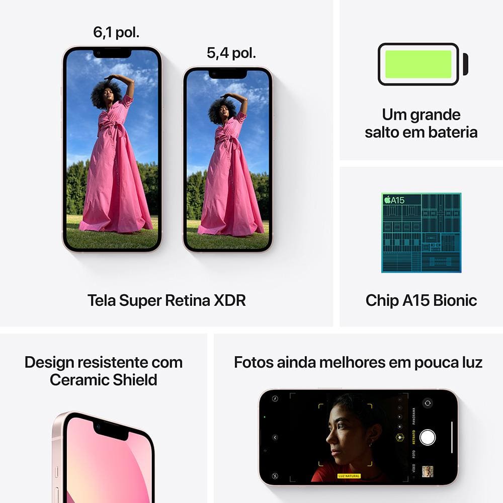 Apple iPhone 13 256GB - Rosa | Extra