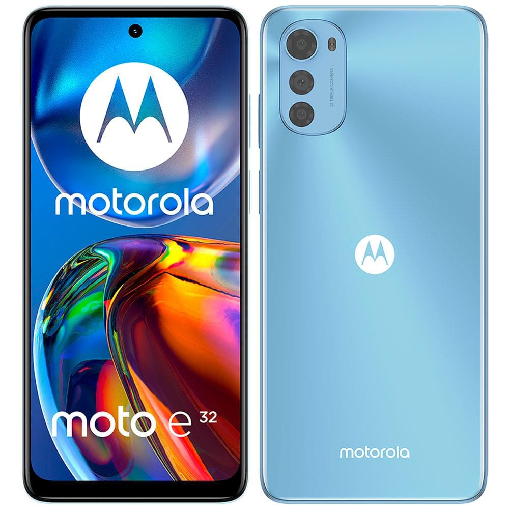 Smartphone Motorola Moto E32 64GB 4GB 4G Tela 6.5'' - Azul 