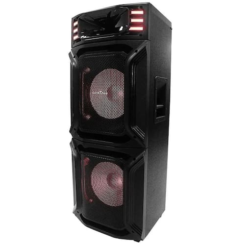 Menor preço em Caixa de Som Acústica Britânia BCX18000 Power Bass com Bluetooth, Entrada USB, SD CARD, Rádio FM e Display Digital - 1700W