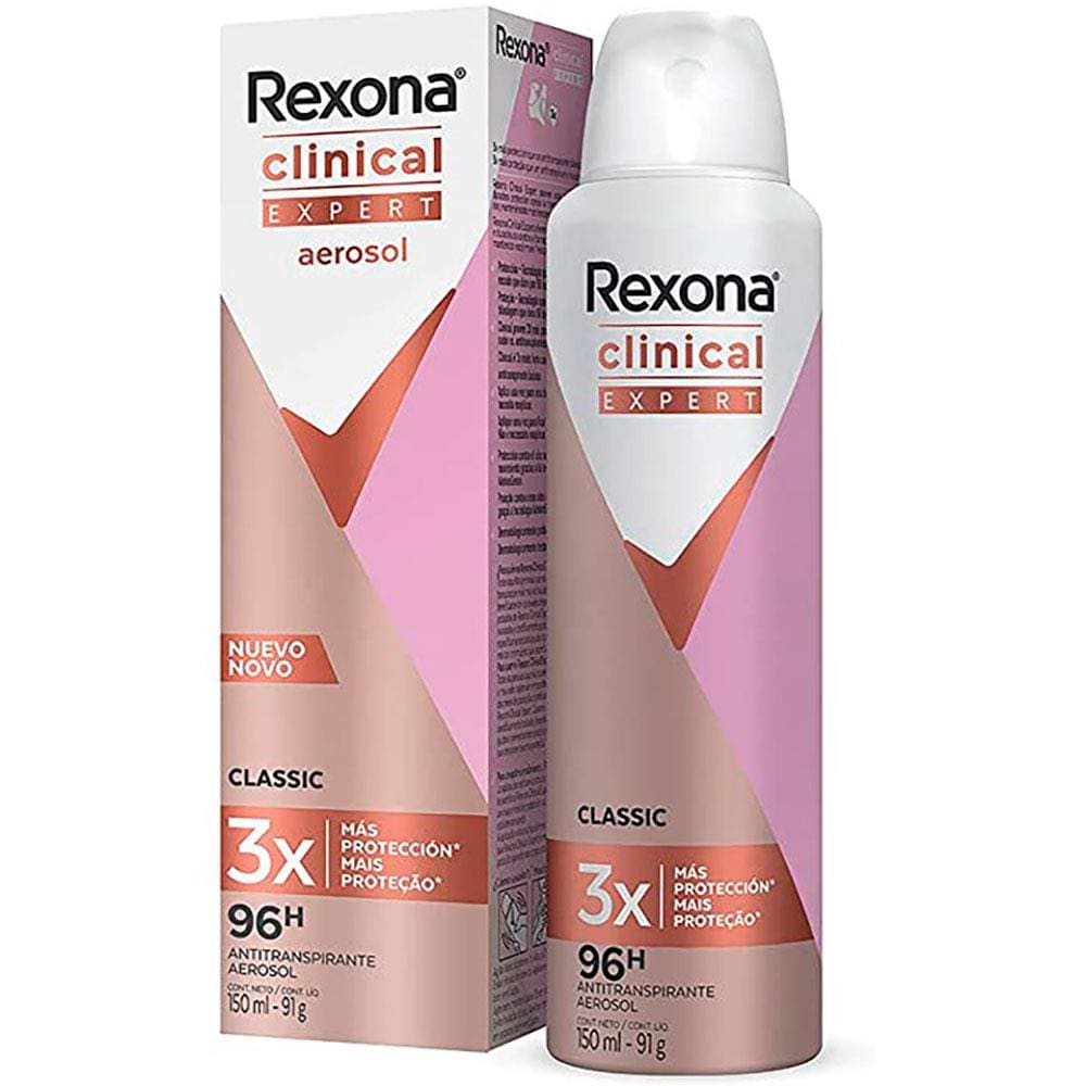 Desodorante Aerosol Rexona Sem Perfume 150ml