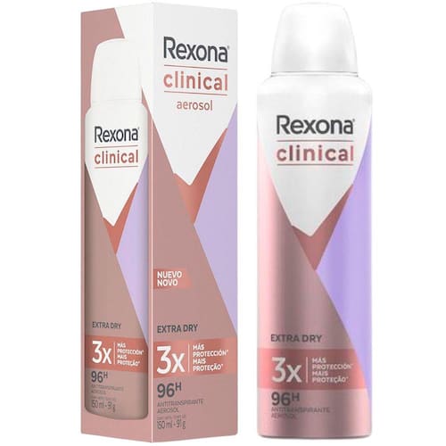 Antitranspirante Rexona Feminino Aerosol Clinical Classic 150ml