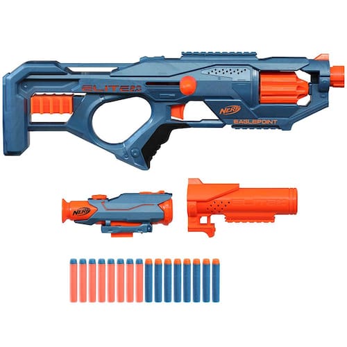 Lança Dardos Nerf Hasbro Elite 2.0 Eaglepoint RD-8 com 16 Dardos Menor preço em Lança Dardos Nerf Hasbro Elite 2.0 Eaglepoint RD-8 com 16 Dardos