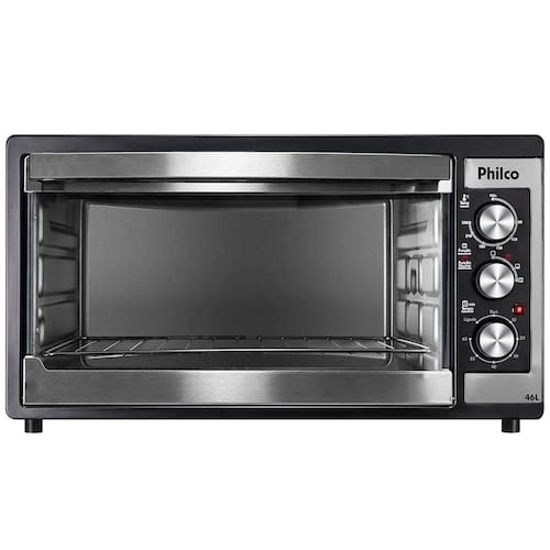 imagem-Forno Elétrico Philco PFE48IP 46L com Timer e Função Dourar 1500W – Preto - 220V