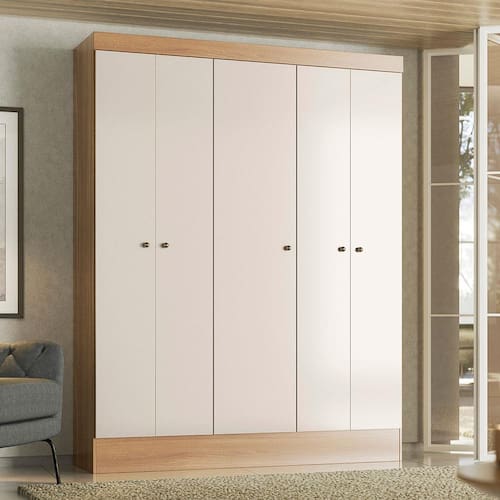 Guarda-Roupa Demóbile Ártico com 5 Portas e 135 cm de Largura é boa?