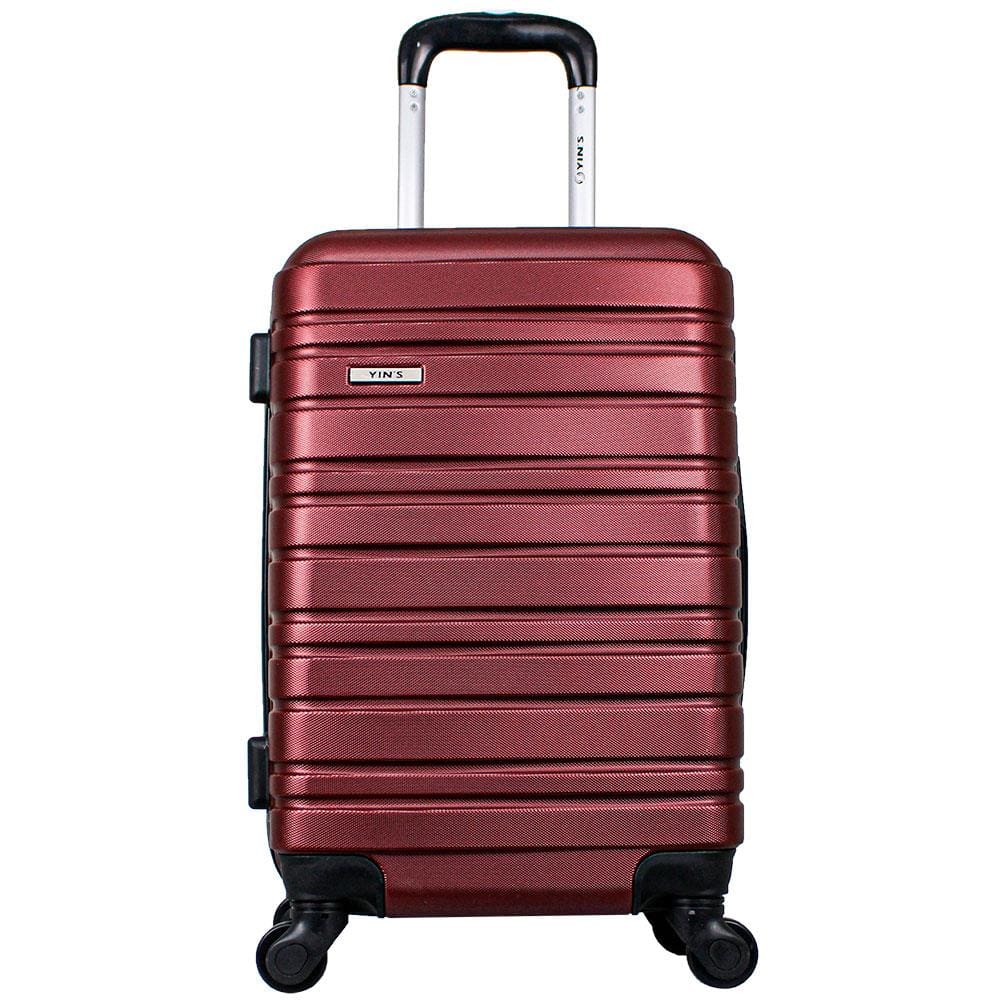 Mala de Bordo 20" Yins YS21066V-P em ABS com Rodas 360º - Vermelha