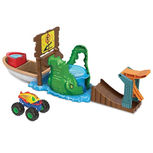 Hot Wheels Monster Trucks Pista Playset Looping Mattel em Promoção na  Americanas