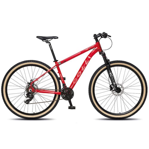 Bicicleta Aro 29 Colli Alure 21 Marchas, Câmbio Shimano, Freios Hidráulicos e Quadro Alumínio - Vermelho/Bege é boa?