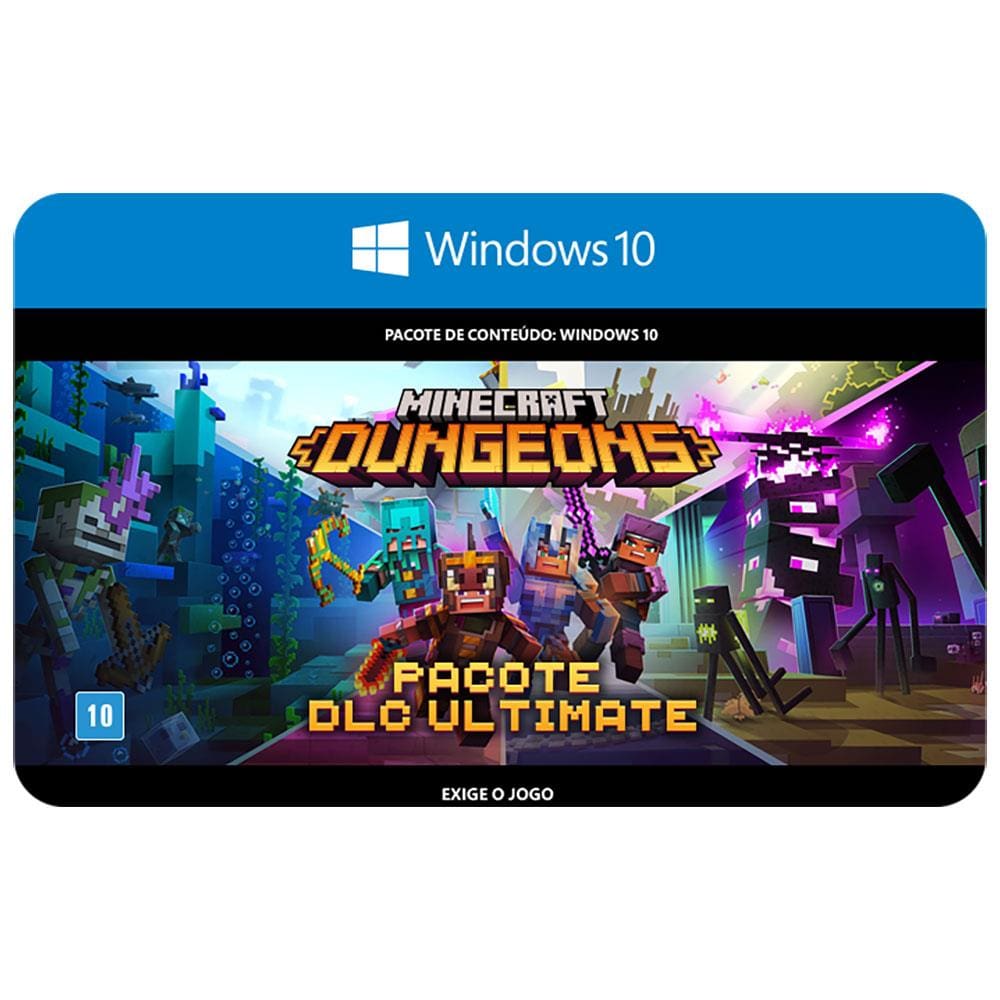 Gift Card Digital Minecraft Dungeons: Ultimate DLC Bundle para PC