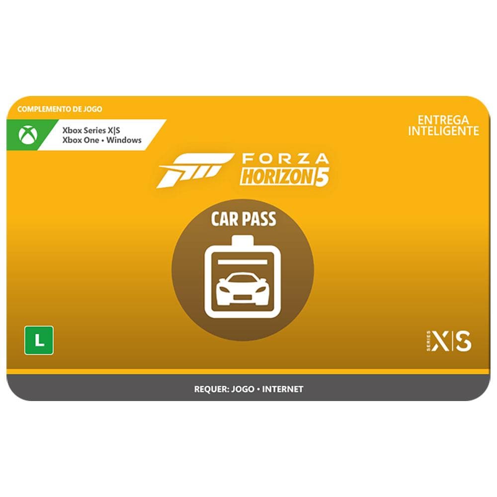 Gift Card Digital Forza Horizon 5: Car Pass