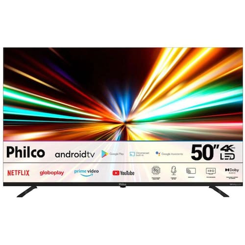 Smart TV LED 50" 4K Philco PTV50G10AG11SK Android TV, Dolby Audio, HDR e Processador Quad-core é boa?