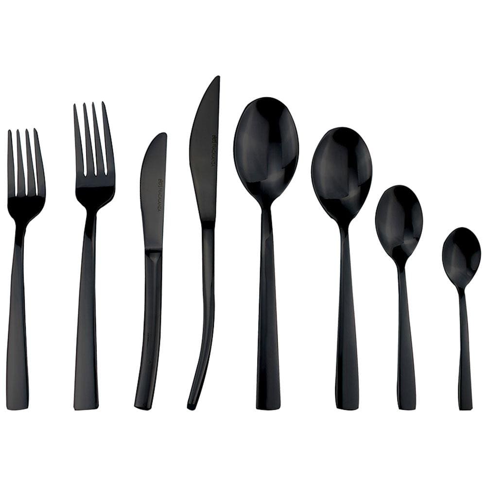 Faqueiro Ravel 48 Peças Fracalanza em Aço Inox - Preto