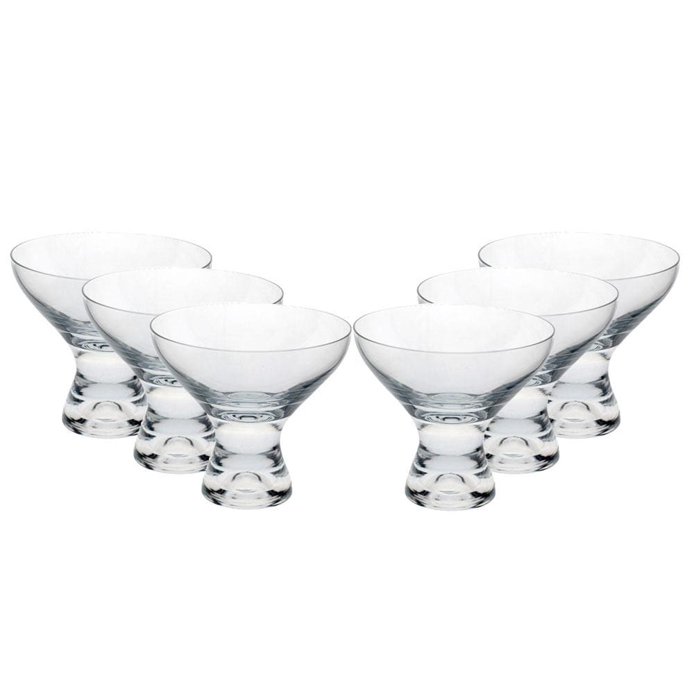 Conjunto de Taças para Sobremesa Bohemia em Cristal 330 ml - 6 peças