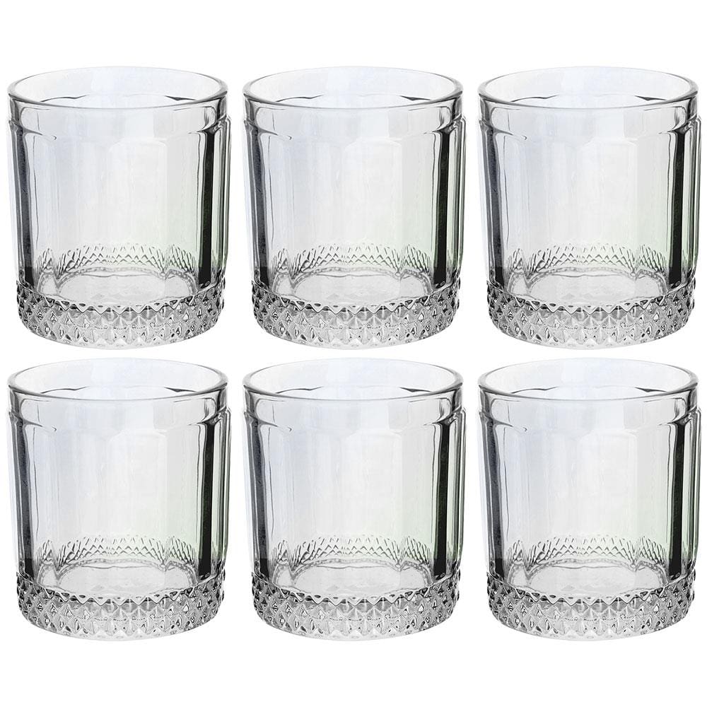 Conjunto de Copos Baixos L'Hermitage Splendor Furta-cor 330 ml - 6 Peças