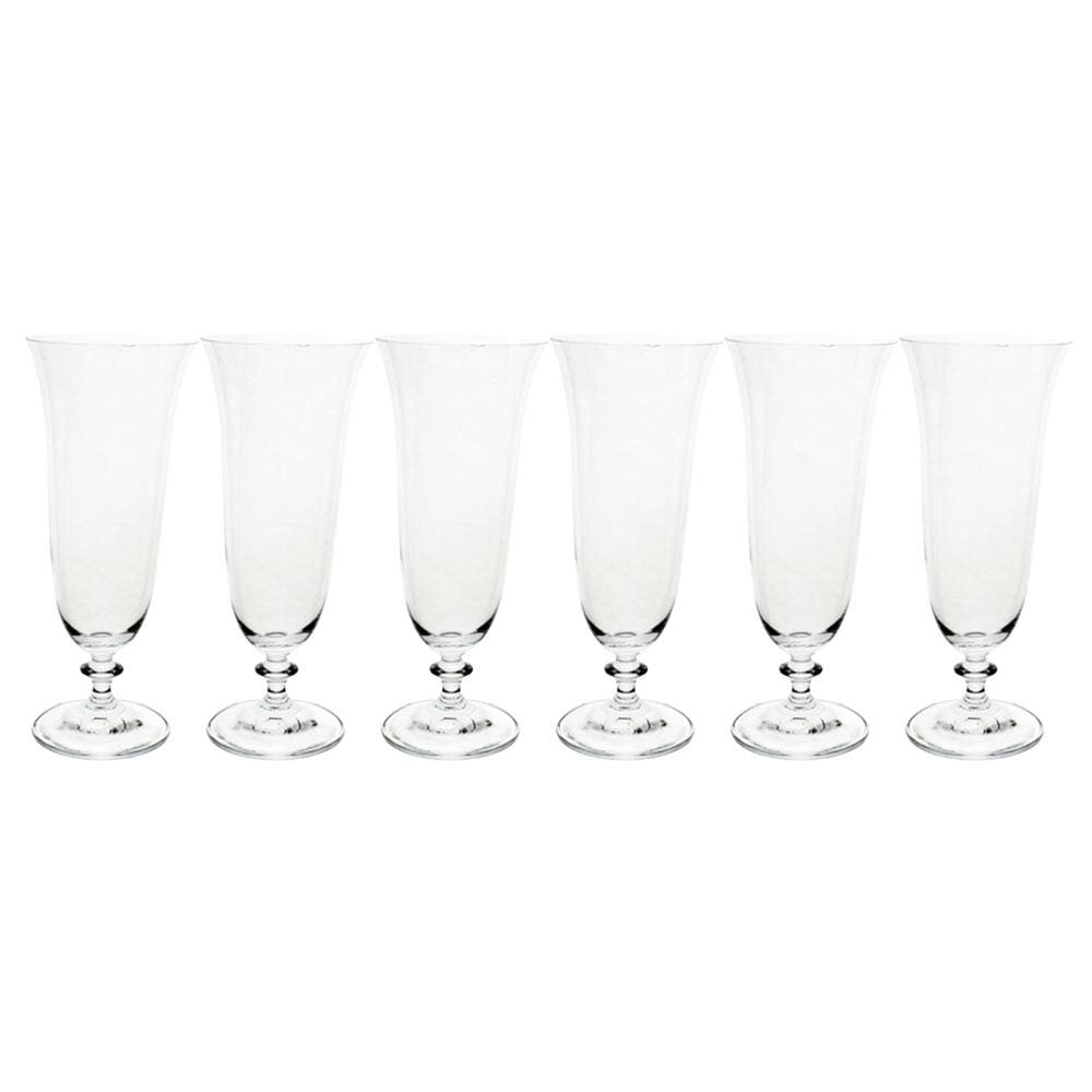 Conjunto de Taças para Cerveja Bohemia Angela 360 ml em Cristal Ecológico - 6 Peças