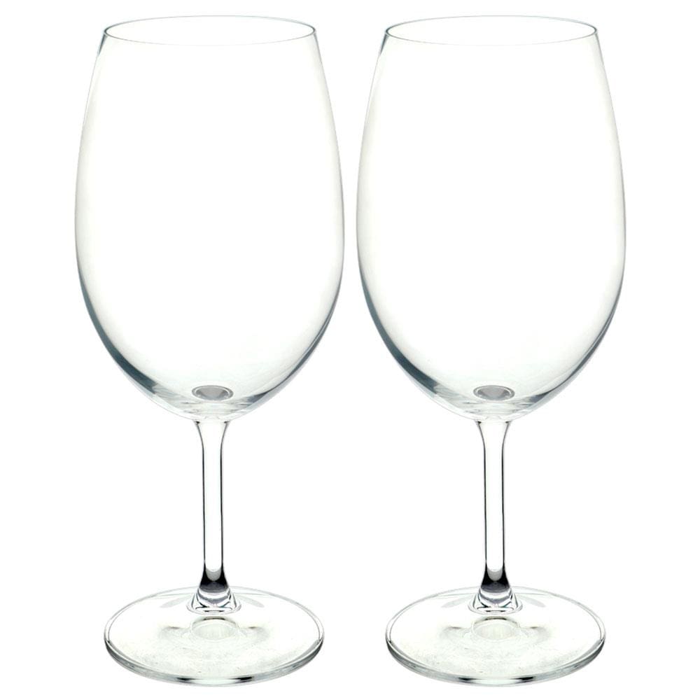 Conjunto de Taças para Água Bohemia Anna 580 ml em Cristal Ecológico – 2 Peças