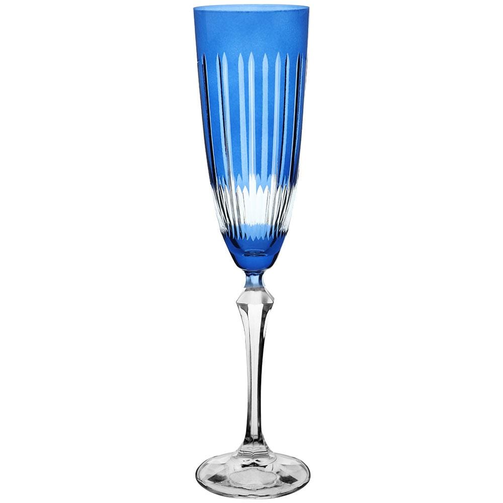 Taça para Champanhe Bohemia Elizabeth Azul - 190ml