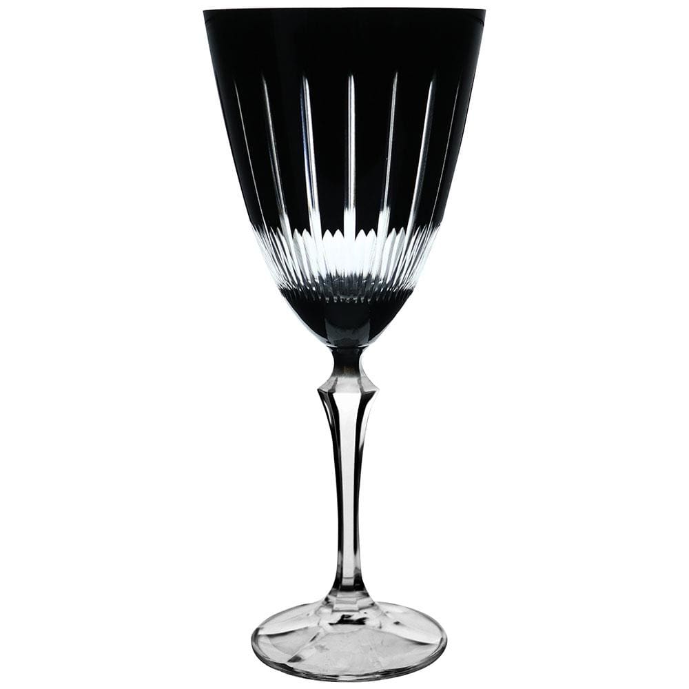 Taça para Água Bohemia Elizabeth Preta - 350ml