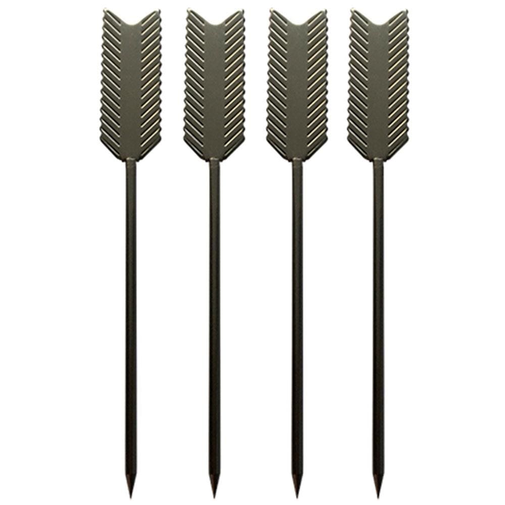 Conjunto de Espetinhos para Petiscos Fracalanza 26275 em Aço Inox Preto - 4 Peças