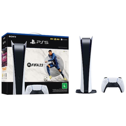 Playstation 5 825gb - Ps5 Digital Edition + 1 Controle - Escorrega o Preço