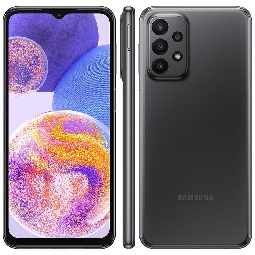 Smartphone Samsung Galaxy A14 128GB 5G DualChip Tela 6,6 4GB RAM Câmera  Tripla 50MP+2MP+2MP Prata - Casa & Vídeo