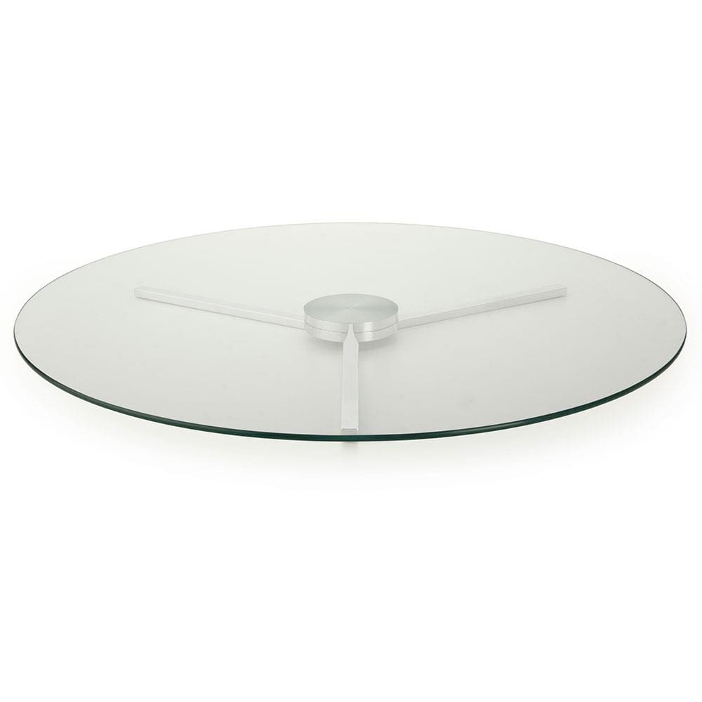 Centro de Mesa Giratório Forma F.Collection em Vidro Transparente - 60 cm