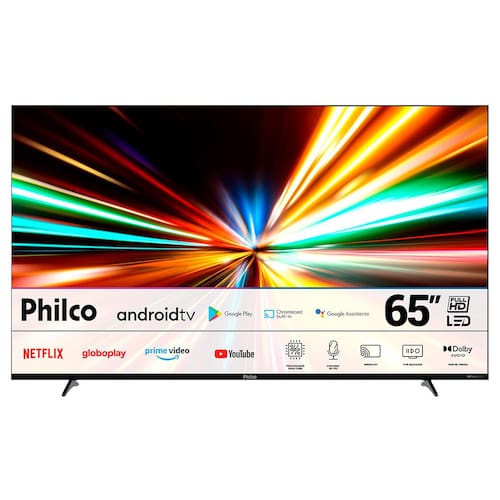 Menor preço em Smart TV LED 65" 4K Philco PTV65G10AG11SK Android TV, Dolby Audio, HDR e Processador Quad-core