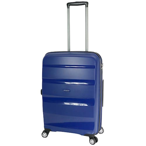 imagem-Mala de Viagem Média American Tourister Spin Air com Estrutura Flexível e 4 Rodas Azul - By Samsonite