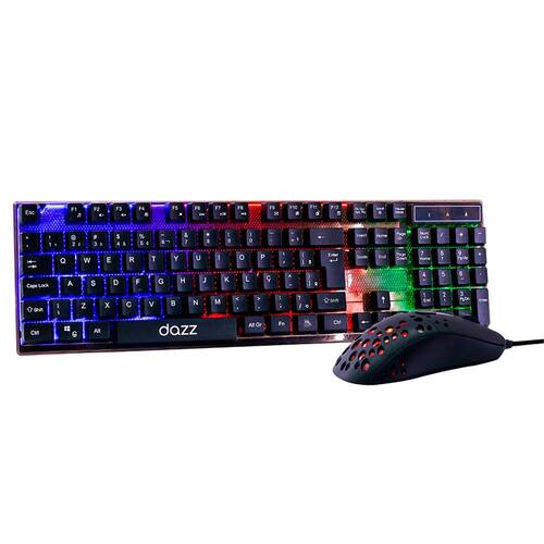 Combo Mouse e Teclado Dazz Diamond Dust 62000098 - Preto Menor preço em Combo Mouse e Teclado Dazz Diamond Dust 62000098 - Preto