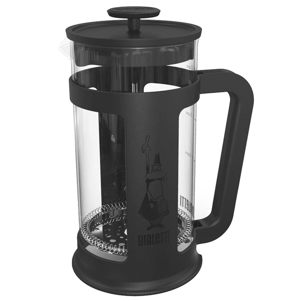 Cafeteira Prensa Francesa Bialetti Smart 1 Litro – Preta