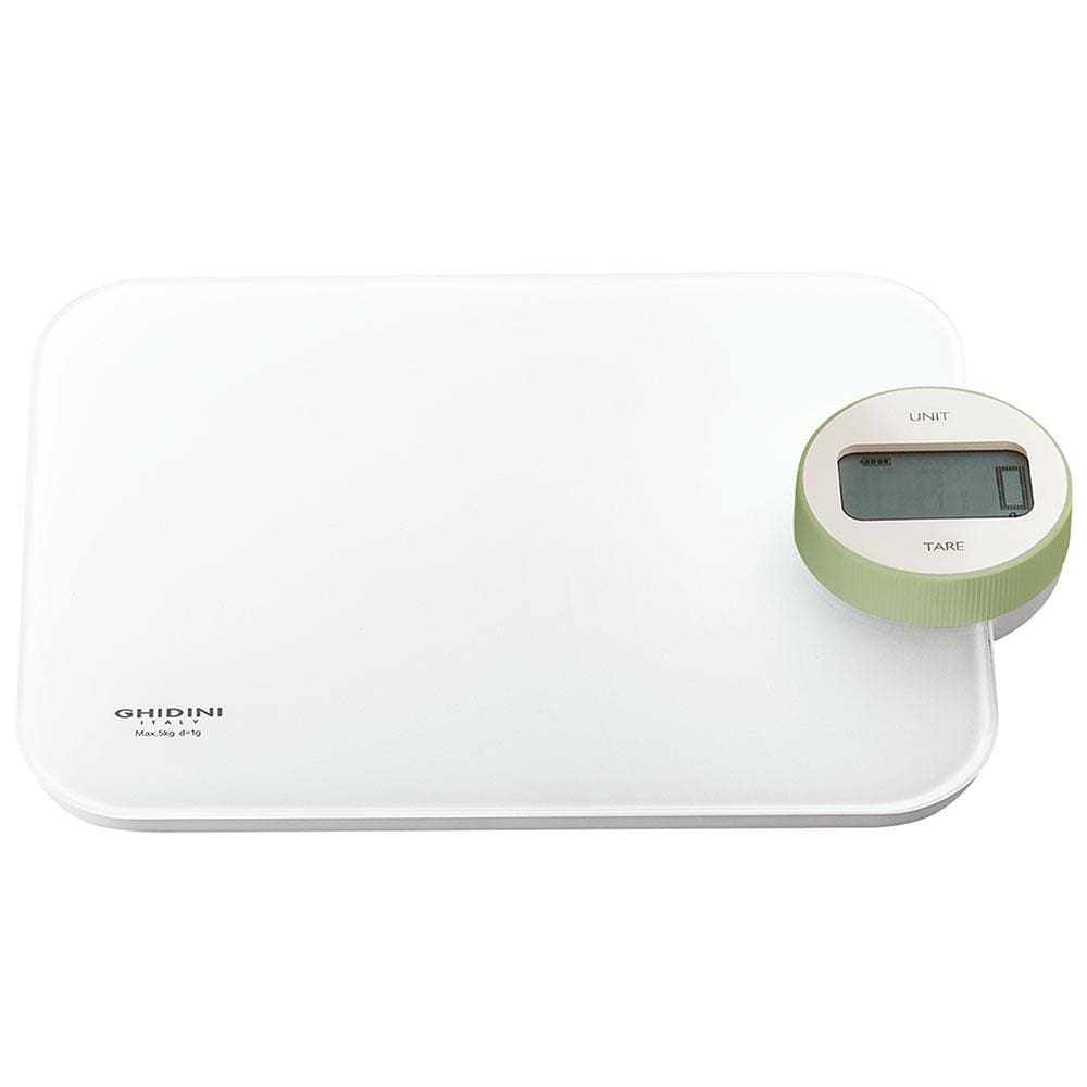 Balança Eletrônica para Cozinha Ghidini Vera - Verde/Branco