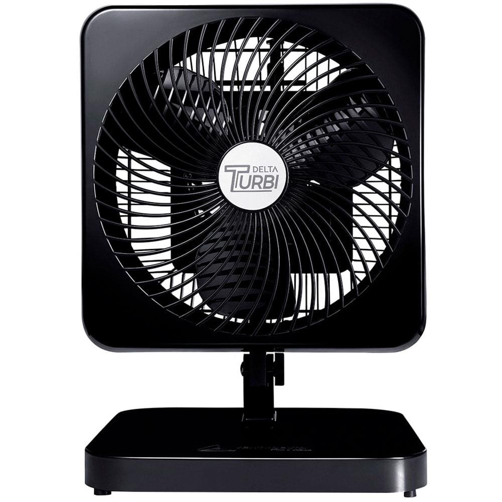 Ventilador de Mesa 2 em 1 Venti-Delta Turbi Max 130 W com 3 Velocidades - Preto