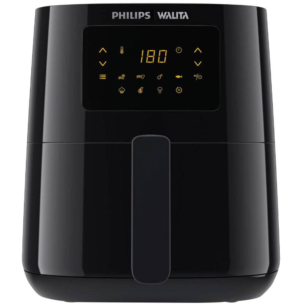 Fritadeira Elétrica Sem Óleo Air Fryer Philips Walita RI9252 Display Digital 4,1 L - Preta