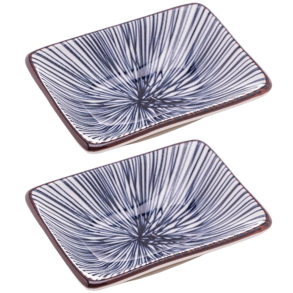 Conjunto Porta-Shoyu Wolff Mesa Koji Azul - 2 Peças