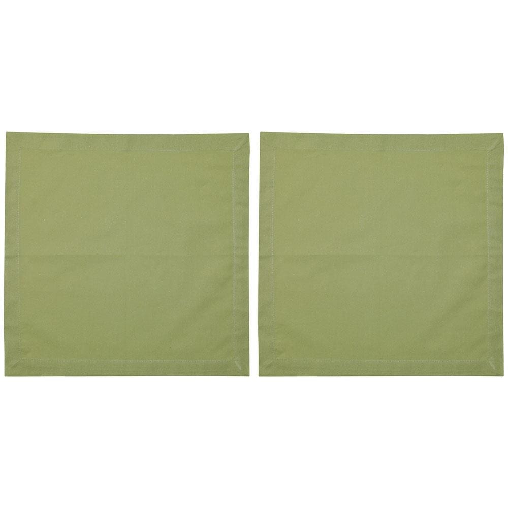 Conjunto de Guardanapos Wolff Mesa Ponto Ajour em Algodão Verde - 2 Peças