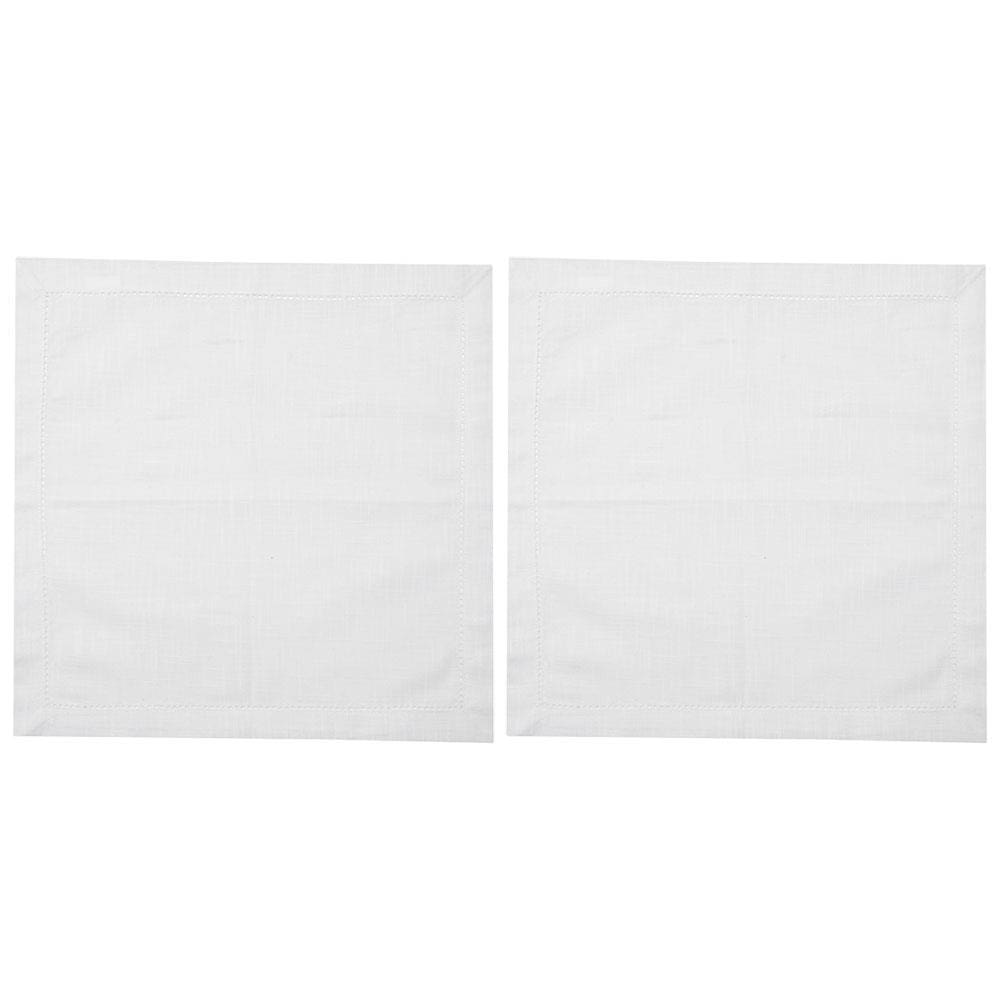 Conjunto de Guardanapos Wolff Mesa Ponto Ajour Luxo em Algodão - 2 Peças