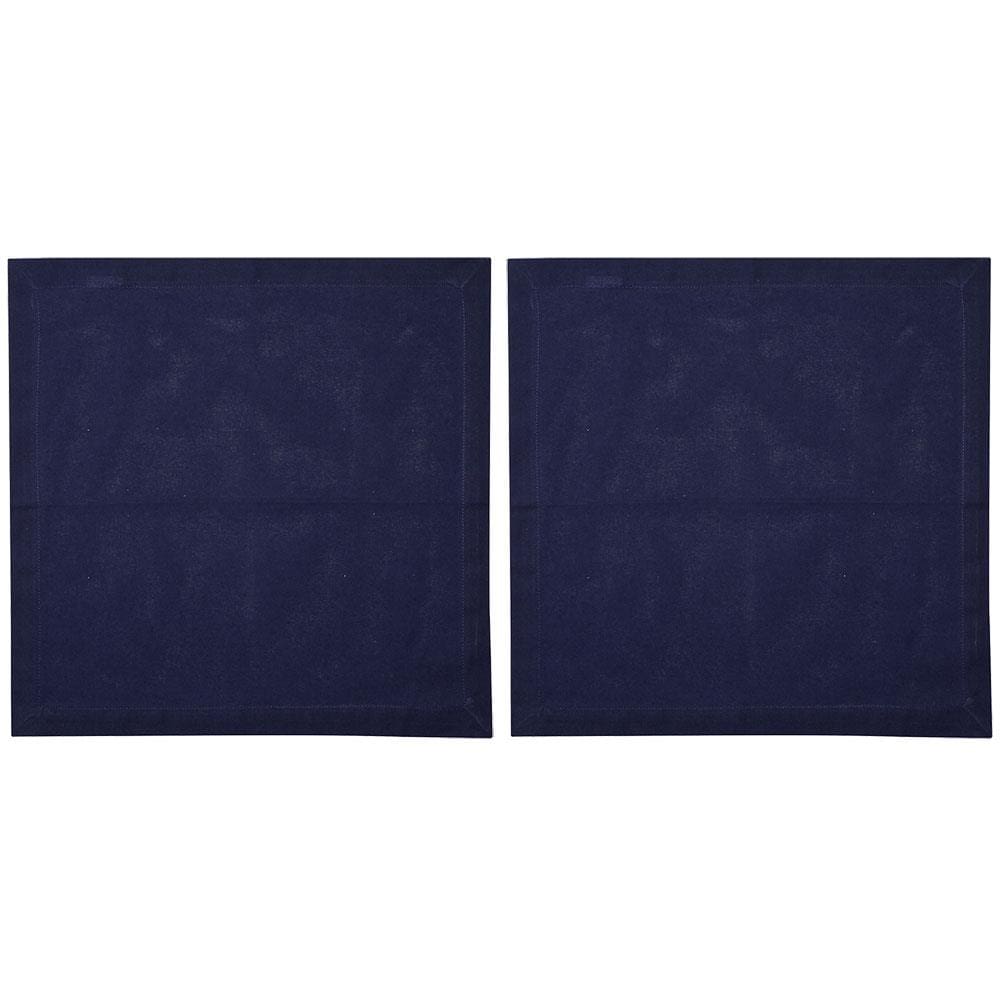Conjunto de Guardanapos Wolff Mesa em Algodão Azul - 2 Peças