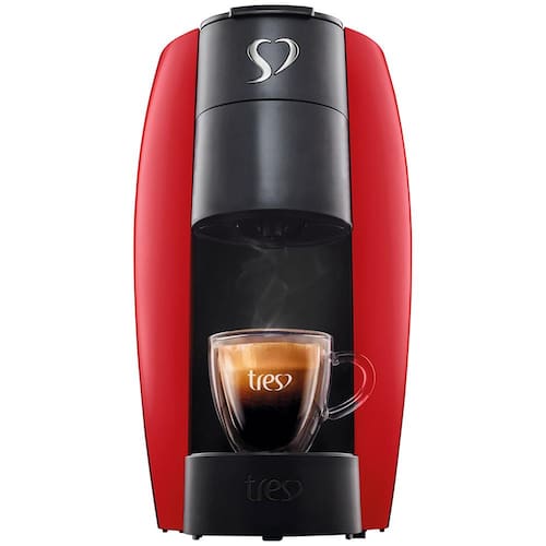 Cafeteira Espresso TRES Lov Automática Multibebidas – Vermelha Menor preço em Cafeteira Espresso TRES Lov Automática Multibebidas – Vermelha