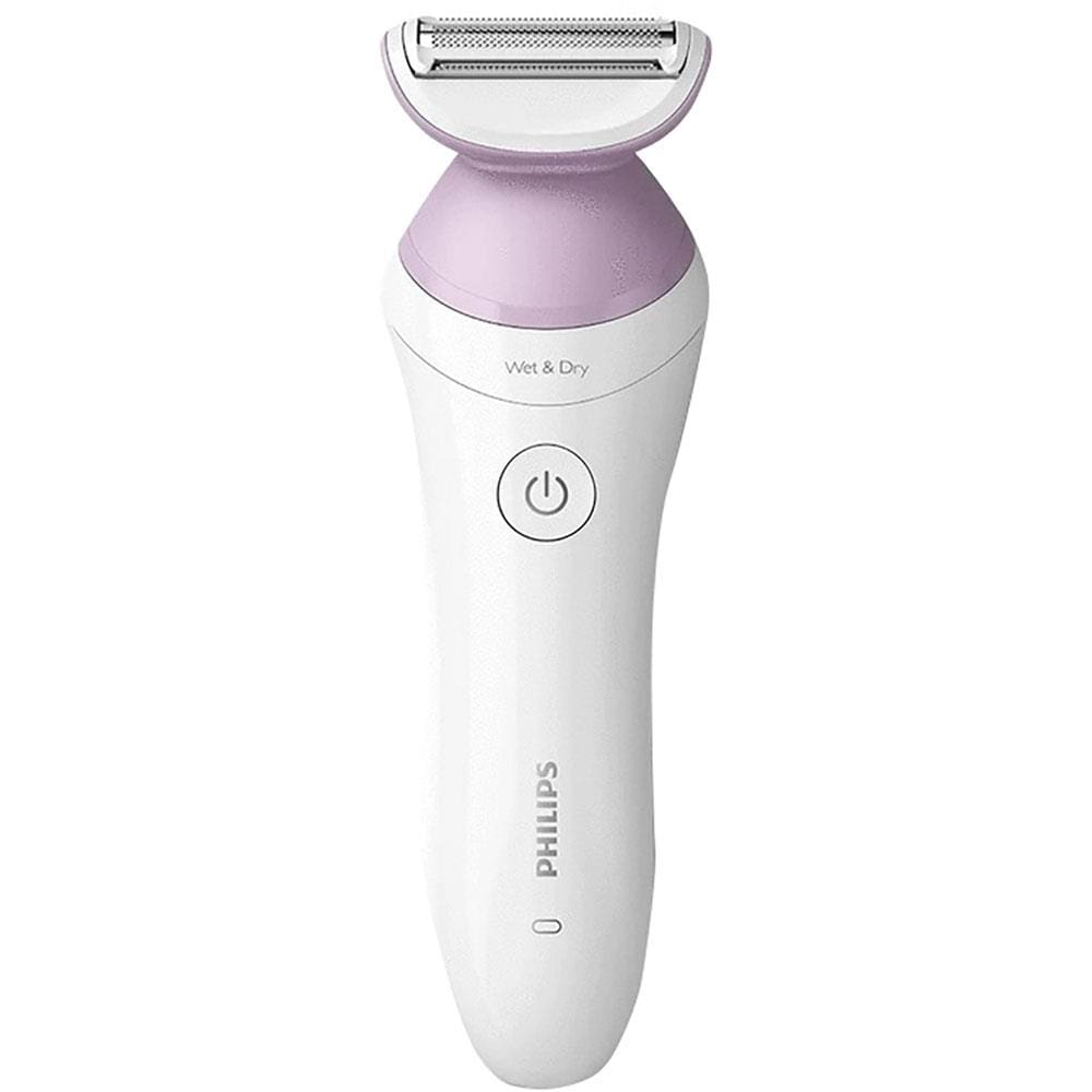 Aparador de Pelos Philips Lady Shaver Série 6000 BRL136/00 Bivolt - Lilás e Branco