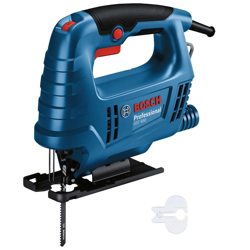 Serra Tico-Tico Bosch GST 680 500W, Lâmina e Protetor Anti-farpas - Azul