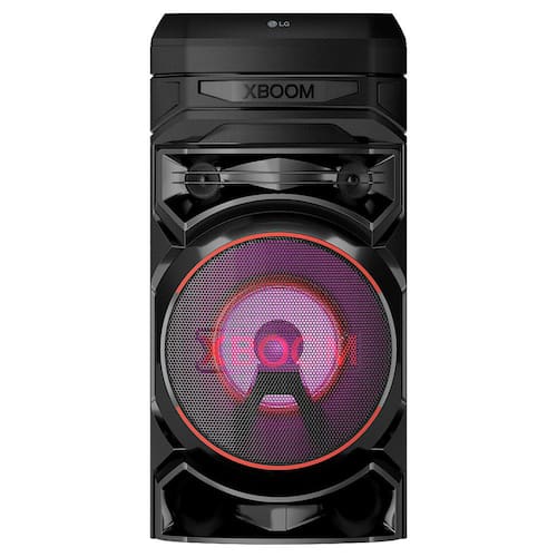 imagem-Torre de Som Acústica LG XBOOM RNC5 com Multi Bluetooth, Karaokê, Entrada de Microfone e Guitarra