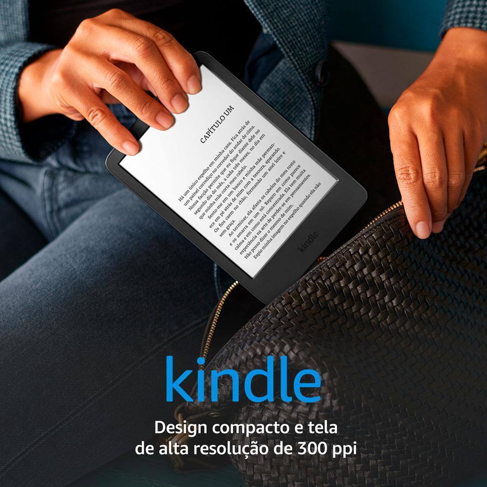 Amazon Kindle Gen 11 16GB ブラック Kindle 16 GB (Geração mais recente) - Leve e compacto, com tela